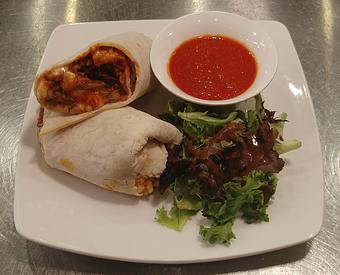 Product: Fresh dough rolled and stuffed with roasted vegetables, smoked mozzarella and tomato sauce - Pazzo Pomodoro in Vienna, VA Italian Restaurants