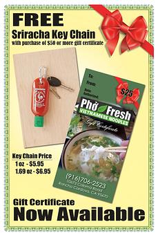 Product - Pho Fresh in Rancho Cordova, CA Vegan Restaurants