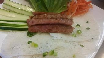 Product: Grilled Pork Patty Fine Vermicelli Plate - Pho Street Cafe in Wylie, TX Diner Restaurants