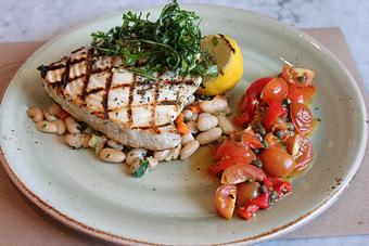 Product: Lemon Rosemary Swordfish - Piattino Neighborhood Bistro in Summit, NJ Restaurants/Food & Dining