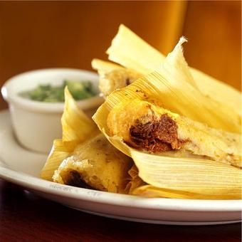 Product: comfort food at it's finest, tamales are made on every special occasion in Mexico - Picante in Berkeley, CA Mexican Restaurants