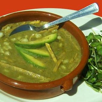 Product: distinct and rich flavor, make sopa verde one of our most popular soups - Picante in Berkeley, CA Mexican Restaurants