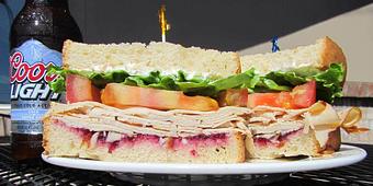 Product: Toasted Turkey Cranberry Sandwich - Picasso Brothers Cafe & Espresso in Centralia, WA American Restaurants