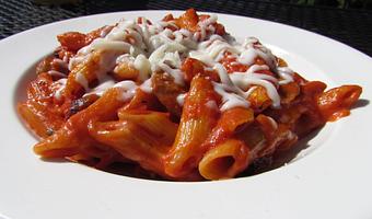 Product: Creamy Tomato Basil Penne Pasta - Picasso Brothers Cafe & Espresso in Centralia, WA American Restaurants