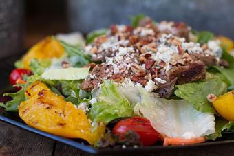 Product: Black and Bleu Steak Salad - Pine Tree Barn in Wooster, OH American Restaurants