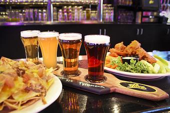 Product: Beer Flight with Appetizers - Pints in Elmhurst, IL American Restaurants