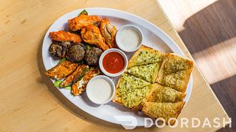Product: Sampler Platter - Pizz'A Chicago in Santa Clara, CA Dessert Restaurants