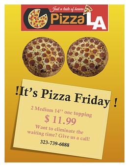 Product - Pizza LA in Los Angeles, CA Pizza Restaurant Product - Pizza LA in Los Angeles, CA Pizza Restaurant