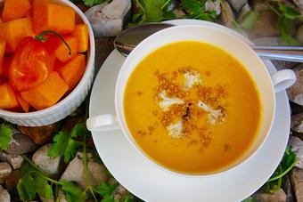 Product: Butternut Bisque - Plate By Dzintra in Bee Cave Shops at the Galleria - Austin, TX American Restaurants