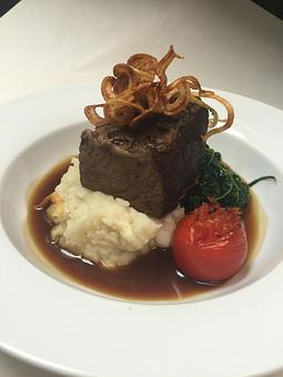 Product: Boneless Beef Short Ribs - Pomme Frite in Downtown Palm Springs - Palm Springs, CA French Restaurants