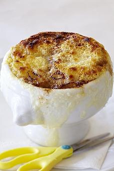 Product: French Onion Soup - Pomme Frite in Downtown Palm Springs - Palm Springs, CA French Restaurants