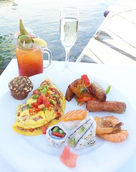 Product: Enjoy Sunday Champagne Brunch with a View! - Ports O'Call Waterfront Dining in The Waterfront, Port of Los Angeles - San Pedro, CA Seafood Restaurants