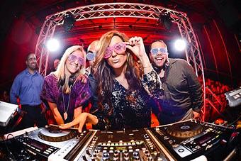 Product: Avicii Style Photo Booth in Boston. A complete set design and build so guests can control the crowd! - Pose: Designed Photo Experience in Fort Point District - Boston, MA Photofinishing Laboratories
