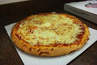 Product: Large (16") Thick Crust Cheese Pizza - Powerhouse Pizza in Camden, OH American Restaurants