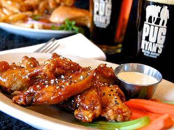 Product: Our Chicken Wings are a spicy compliment to any of our craft beer pints. - Pug Ryan’s Brewery in Dillon Marina - Dillon, CO Bars & Grills