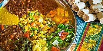 Product - Queen Sheba Ethiopian Cuisine in Sacramento, CA Soul Food Restaurants