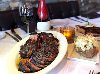 Product: Located in Morris County in the heart of Montville, Rails Steakhouse ranks among the best steak houses in New Jersey. Known for USDA Prime & CAB corn-fed beef, dry-aged 28-30 days on premise. - Rails Steakhouse in Towaco, NJ Steak House Restaurants