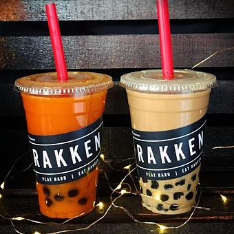 Product: Thai Tea and Viet Coffee with Boba - Rakken Tacos in Commerce, CA Japanese Restaurants