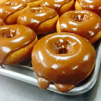 Product: Salted Caramel - Rebel Donut in Albuquerque, NM Bakeries