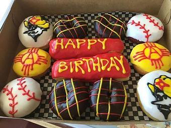 Product: One dozen custom made donuts - Rebel Donut in Albuquerque, NM Bakeries