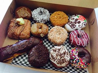 Product: One dozen hand picked donuts - Rebel Donut in Albuquerque, NM Bakeries