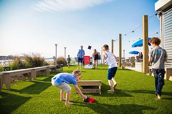 Product: Backyard Play Area - Red Fish Blue Fish in Pensacola Beach - Pensacola Beach, FL American Restaurants