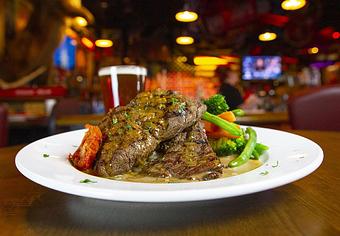 Product: Flat Iron Steak - Red's Bar & Grill in Fernley, NV Bars & Grills