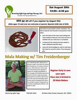 Product - Restoring Light Yoga Therapy and Wellness Center in In same building as Electric Hair. In building infront of gymnastics academy. - Newark, OH Health Care Information & Services