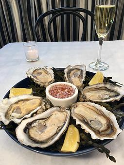 Product: enjoy oysters & champagne! - Rêve in Lafayette, CA French Restaurants