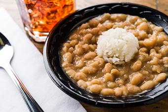 Product: White Beans add Rice - Rice & Roux in Baton Rouge, LA American Restaurants