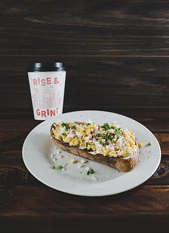 Product - Rise & Grind Coffee and Tea in San Francisco, CA Coffee, Espresso & Tea House Restaurants