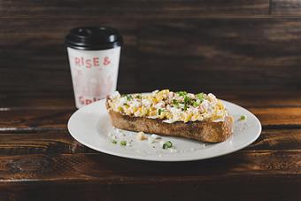 Product - Rise & Grind Coffee and Tea in San Francisco, CA Coffee, Espresso & Tea House Restaurants