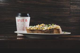 Product - Rise & Grind Coffee and Tea in San Francisco, CA Coffee, Espresso & Tea House Restaurants