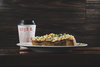 Product - Rise & Grind Coffee and Tea in San Francisco, CA Coffee, Espresso & Tea House Restaurants