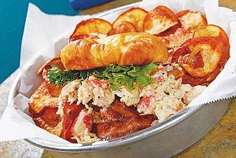 Product: Lobster Croissant Club - Rockafeller's Restaurant in Virginia Beach, VA Seafood Restaurants