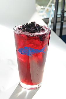 Product: Homemade Blueberry Soda - Rockafeller's Restaurant in Virginia Beach, VA Seafood Restaurants
