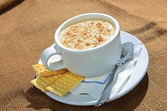 Product: She Crab Soup - Rockafeller's Restaurant in Virginia Beach, VA Seafood Restaurants