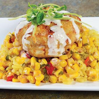 Product: Crab Cake Appetizer - Rockafeller's Restaurant in Virginia Beach, VA Seafood Restaurants