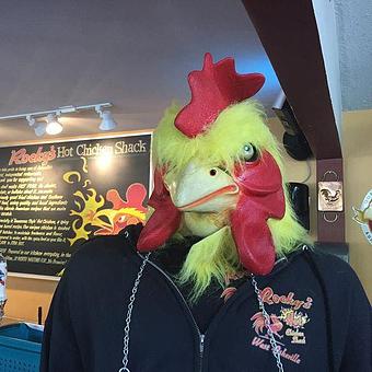 Product: Don't let the chicken scare you!  Our chicken is only as hot as you want it! - Rocky’s Hot Chicken Shack in Asheville, NC American Restaurants