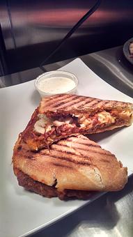Product: pulled pork panini - Rocky's Pizza in Huntersville, NC - Huntersville, NC Italian Restaurants