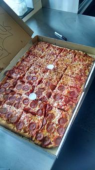Product: sheet pizza 18"x26" - Rocky's Pizza in Huntersville, NC - Huntersville, NC Italian Restaurants