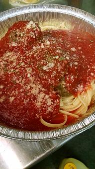 Product: linguine and meatballs - Rocky's Pizza in Huntersville, NC - Huntersville, NC Italian Restaurants