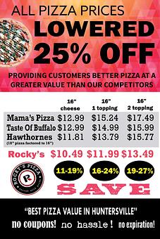 Product - Rocky's Pizza in Huntersville, NC - Huntersville, NC Italian Restaurants