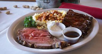Product: Prime rib and ribs special - Rodeo Steakhouse & Grill in Coos Bay, OR Steak House Restaurants