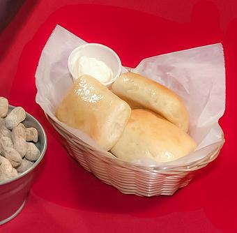 Product: Fresh baked yeast rolls every morning! - Rodeo Steakhouse & Grill in Coos Bay, OR Steak House Restaurants
