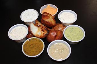 Product: Amazing dipping sauces - Rootin’ Tootin’ Hot Dogs in Stroudsburg, PA Coffee, Espresso & Tea House Restaurants