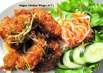 Product: Deep fried chicken wings with homemade sauce of Saigon Wing's restaurant - Saigon Wings Restaurant in Colorado Springs, CO Vietnamese Restaurants