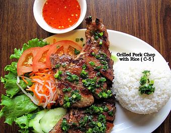 Product: Serve with steamed rice & house salad - Saigon Wings Restaurant in Colorado Springs, CO Vietnamese Restaurants