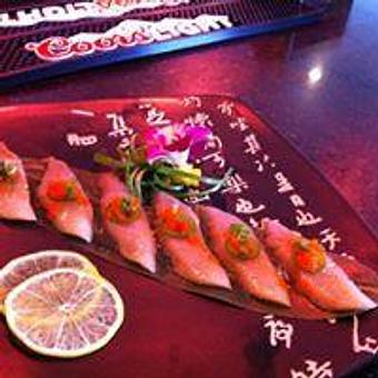 Product: Fresh yellowtail sashimi, ponzu sauce, tobiko, scallions - Sakana Sushi & Asian Bistro in St Paul, MN Japanese Restaurants