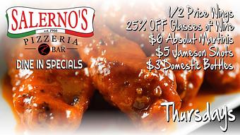 Product - Salerno's Pizzeria & R.Bar in Western Springs, IL Pizza Restaurant